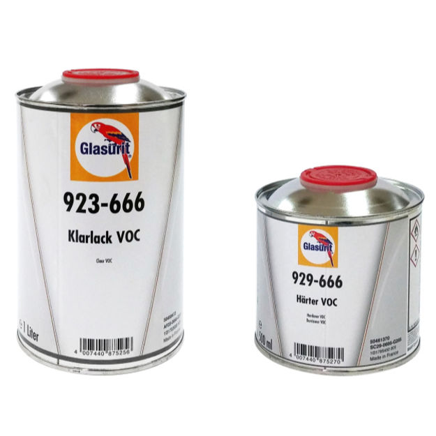 Slika Glasurit bezbojni lak 923-666 set