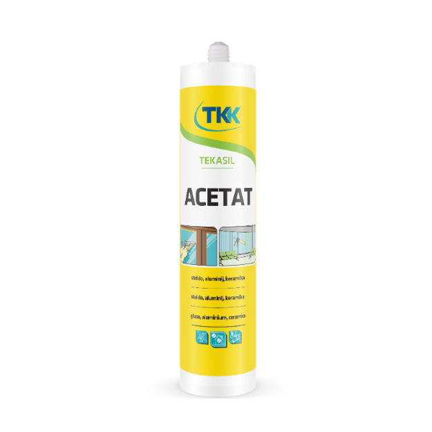 Slika Tekasil acetat transparent 280ml.