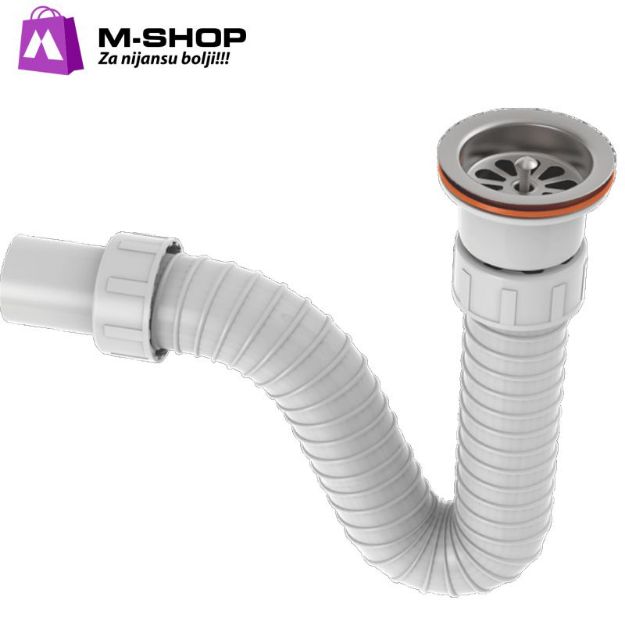 Slika Sifon jednodjelne sudopere inox vijak