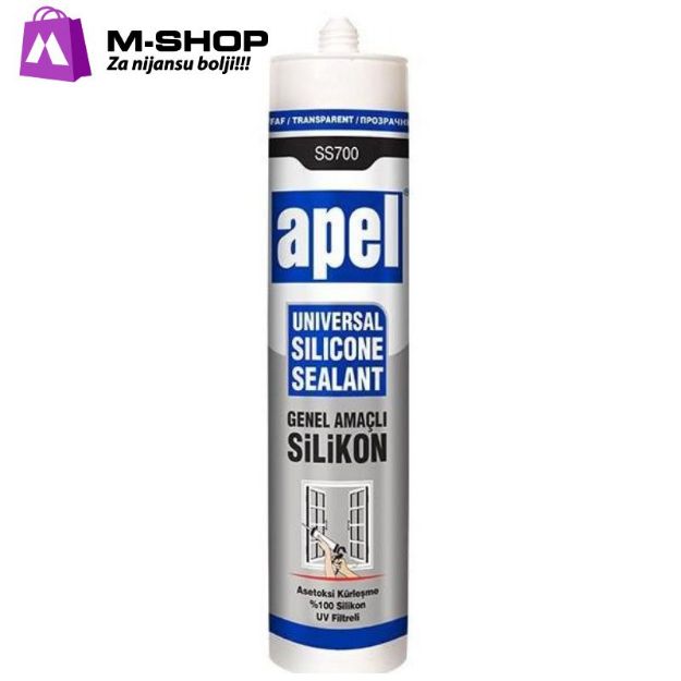 Slika APEL SS710 Univerzalni silikon 280ml Bijeli