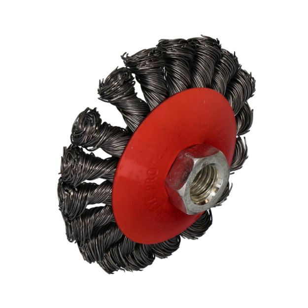 Slika EGA Upletena čelična četka okrugla 80mm